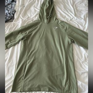 Gymshark long sleeve hoodie , XL green